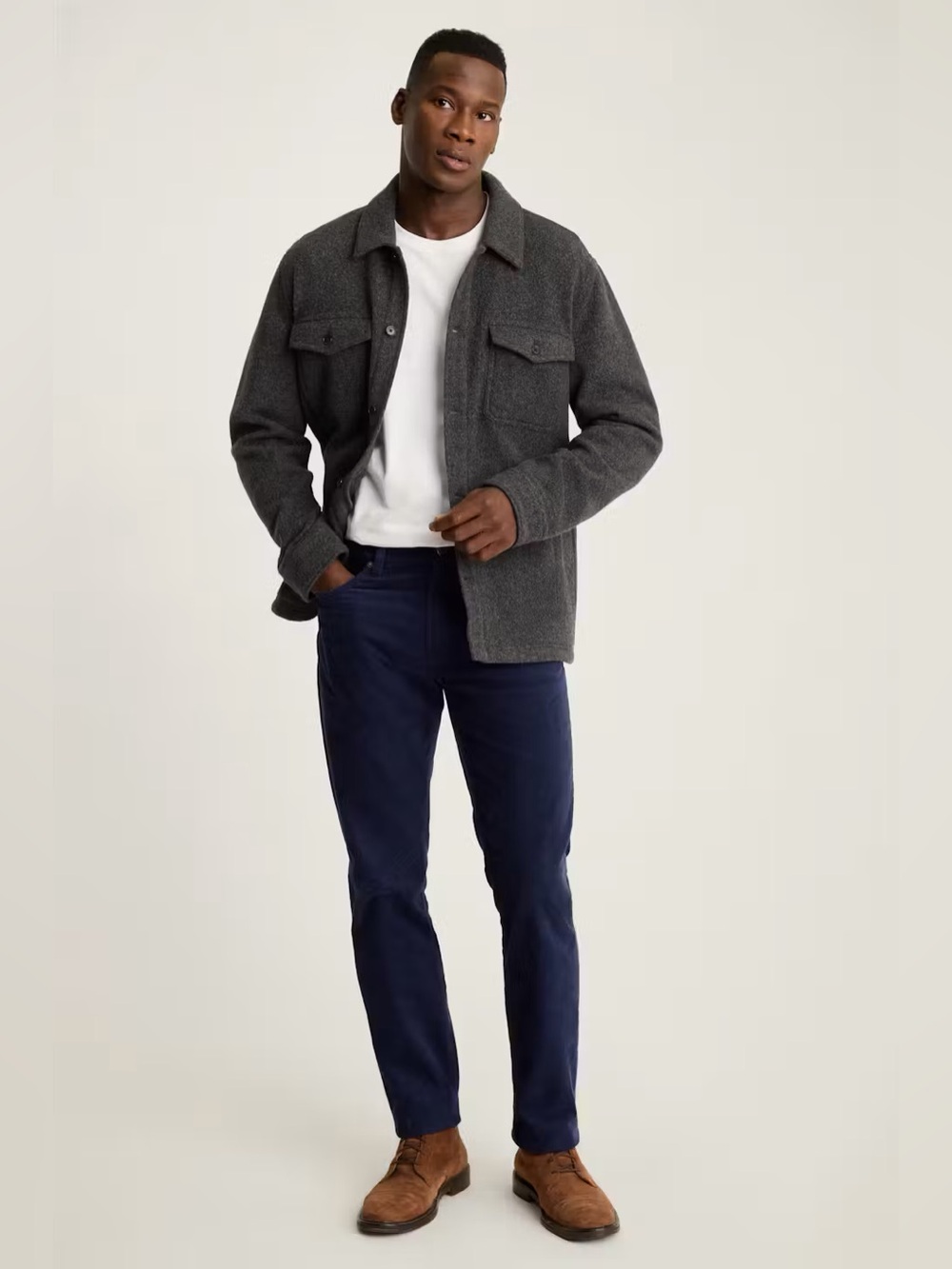 Bonobos Men's Dark Navy Corduroy 5 pocket Pants 35X34